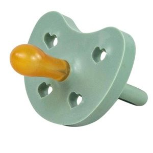 Set of 2 Pacifiers 100% Natural Rubber Bebe Au Lait NEW